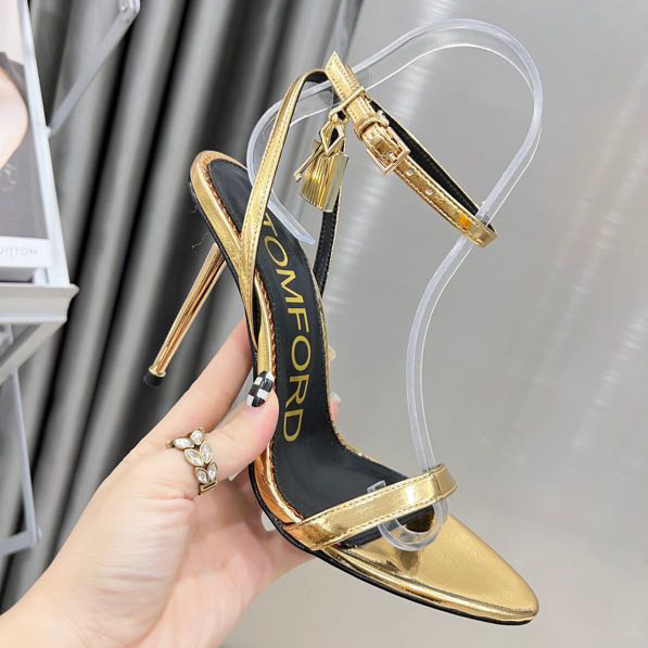 Tom ford sales gold padlock sandal